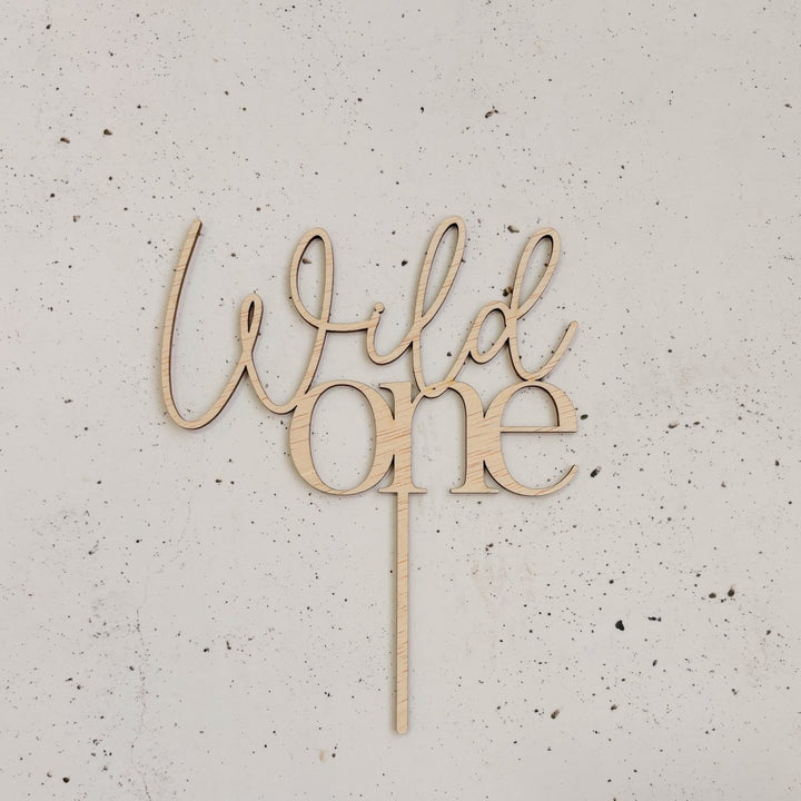 Wild One Cake Topper