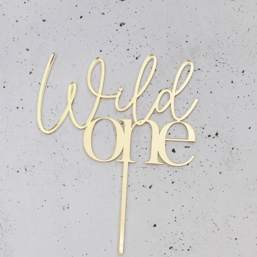 Wild One Cake Topper