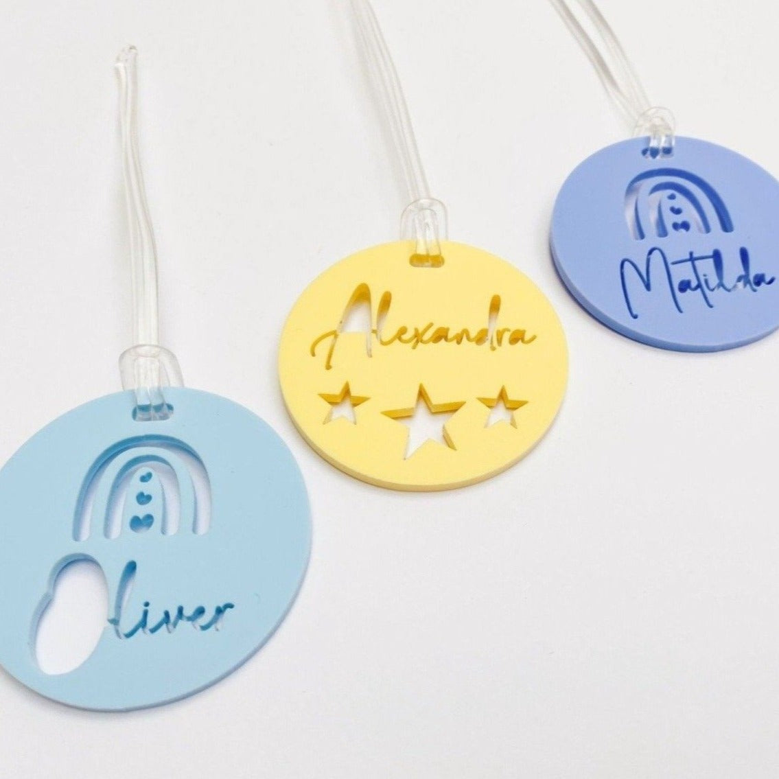 Personalised name tags for school bags new arrivals