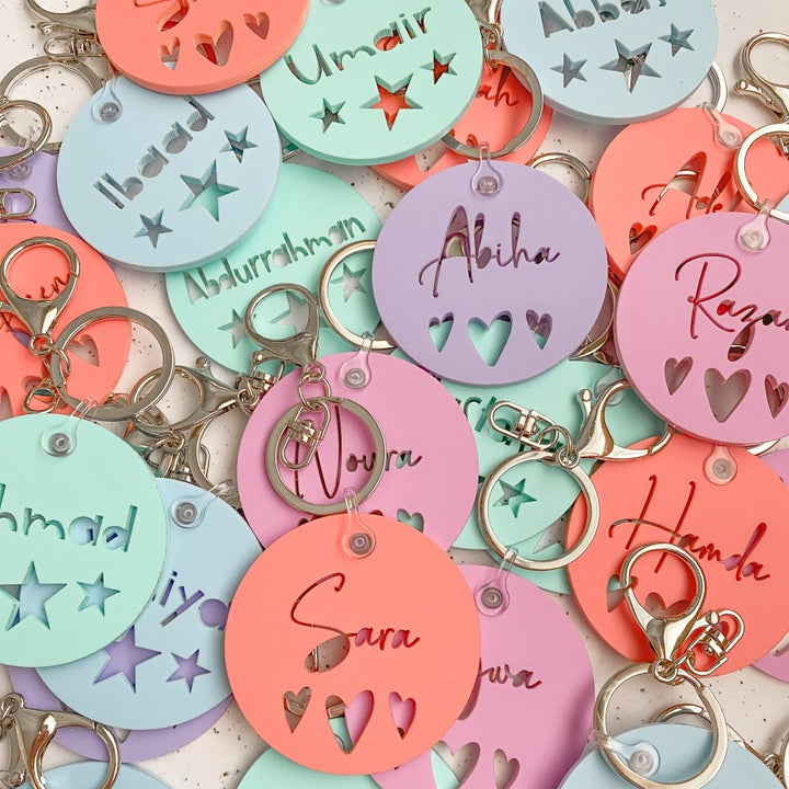 Acrylic Personalised Bag Tags