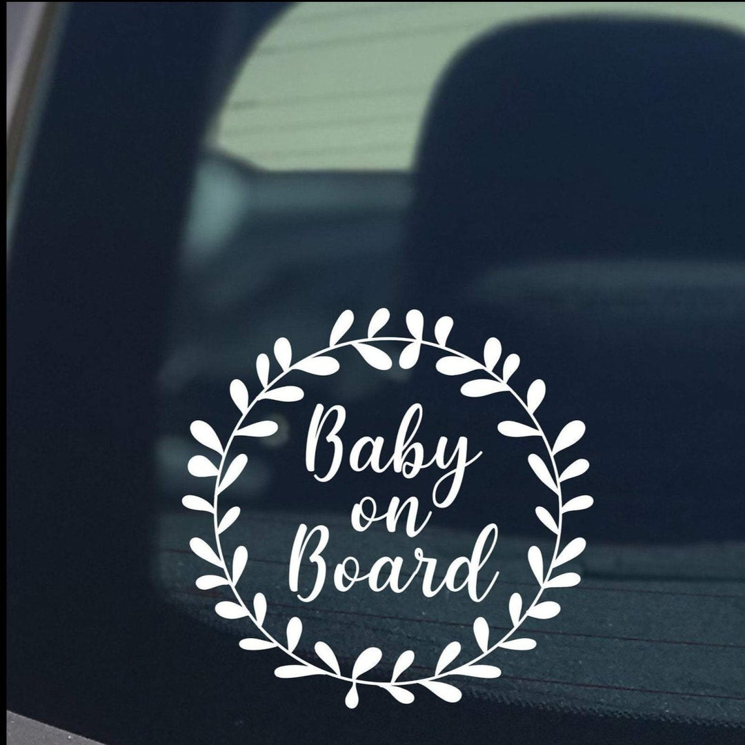 Baby on Board Car Decal - HandyLittleLabels - Baby on Board - Baby Shower - Baby Shower Gift