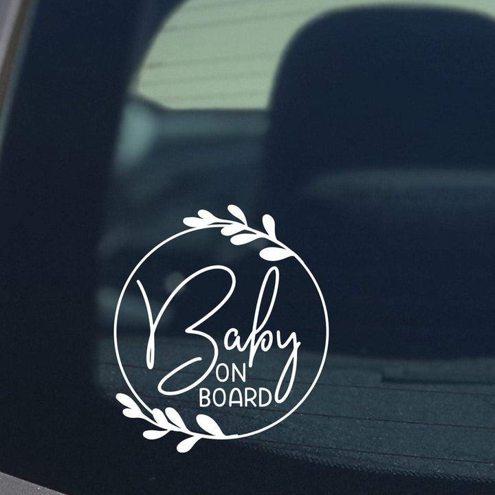 Baby on Board Car Decal - HandyLittleLabels - Baby on Board - Baby Shower - Baby Shower Gift