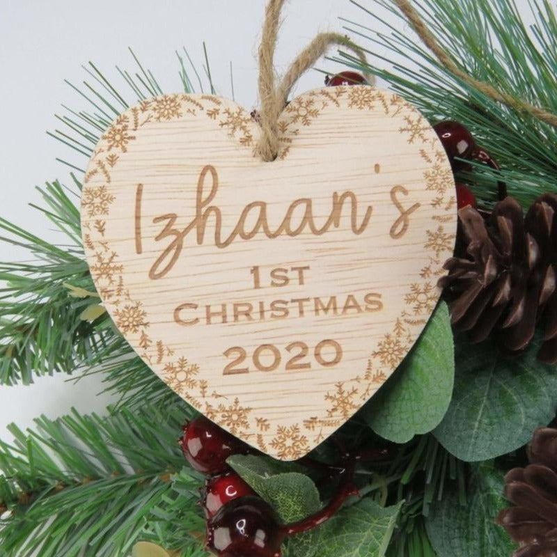 Baby's First Christmas Bauble keepsake