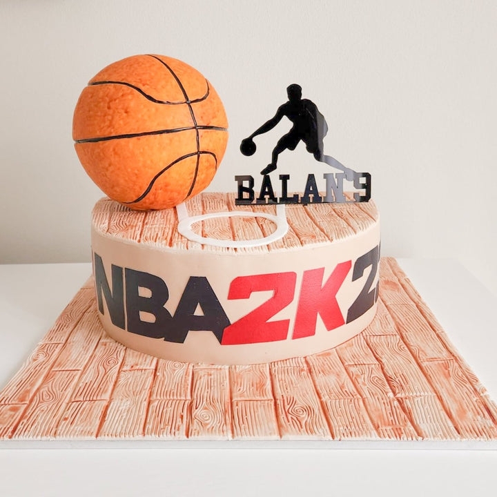 Custom Basketball Player Cake Topper