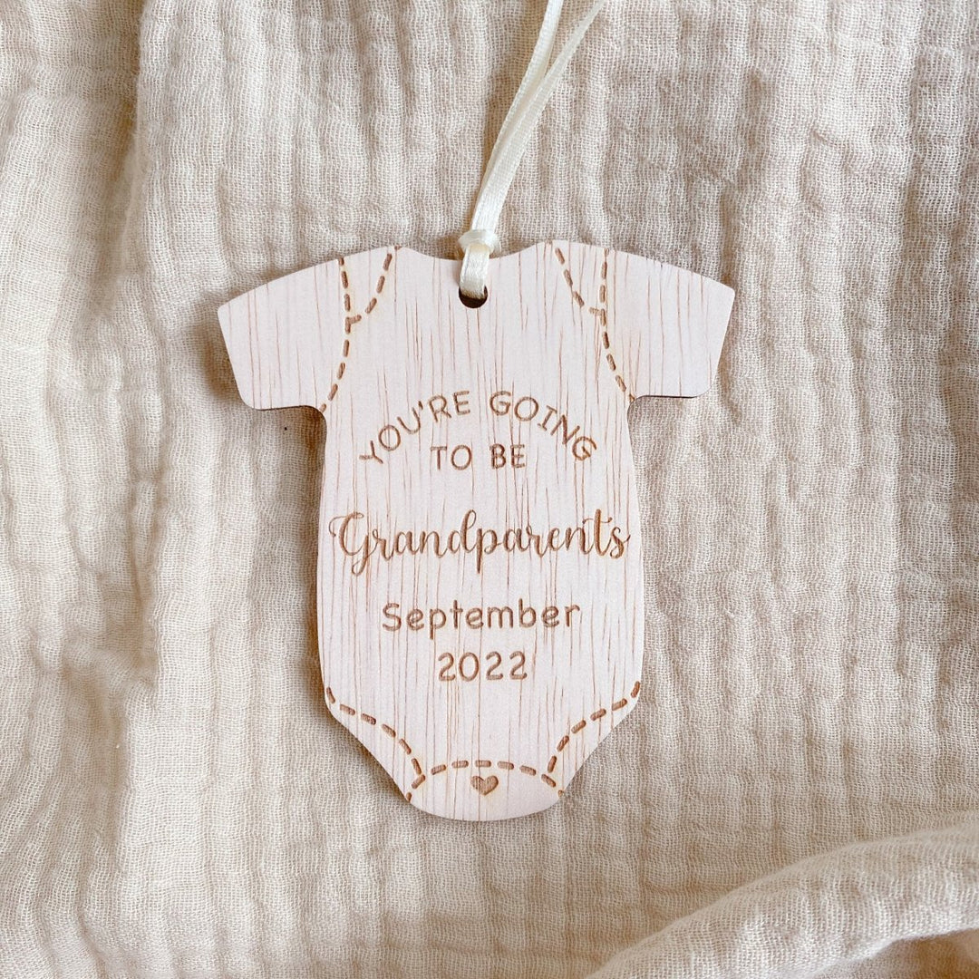 Personalised Birth Announcement Gift for New Grandparents