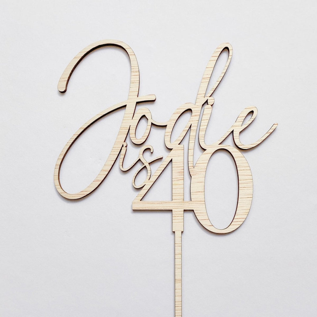 Custom Birthday Cake Topper