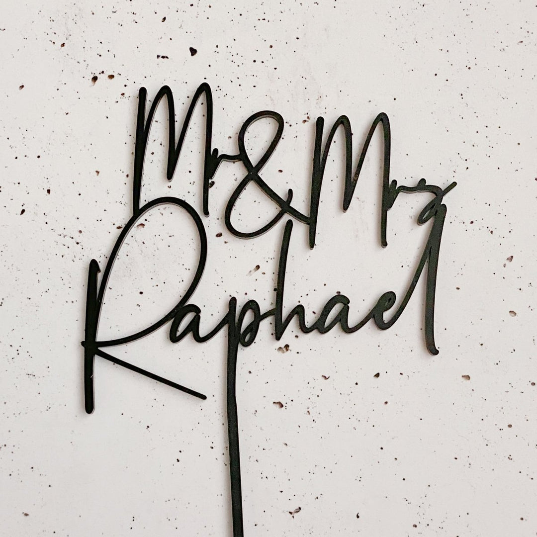 Custom Wedding Cake Topper