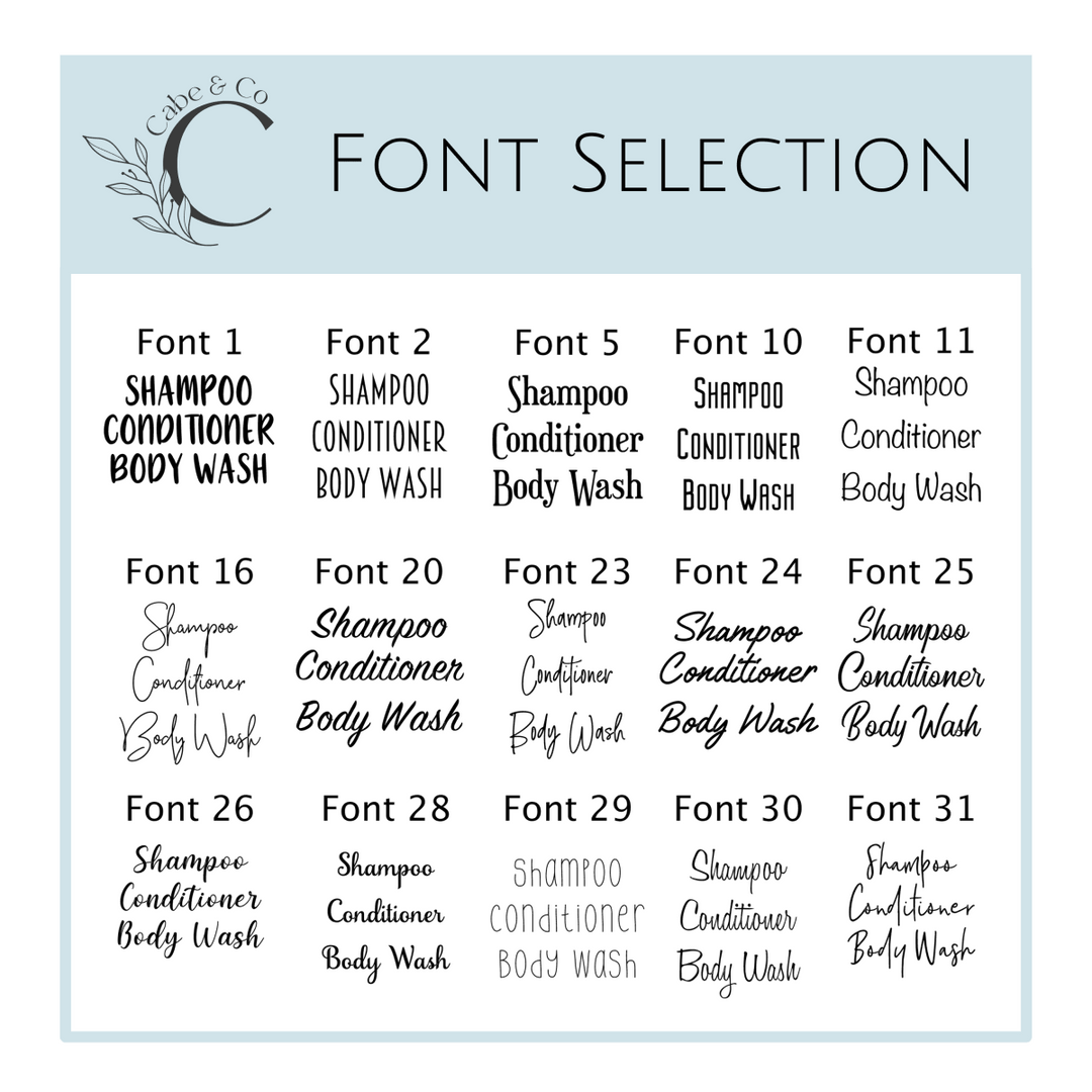 Customised Container Labels