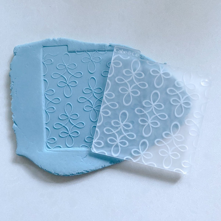 Delicate Filigree Swirl Acrylic Cookie Texture Debosser