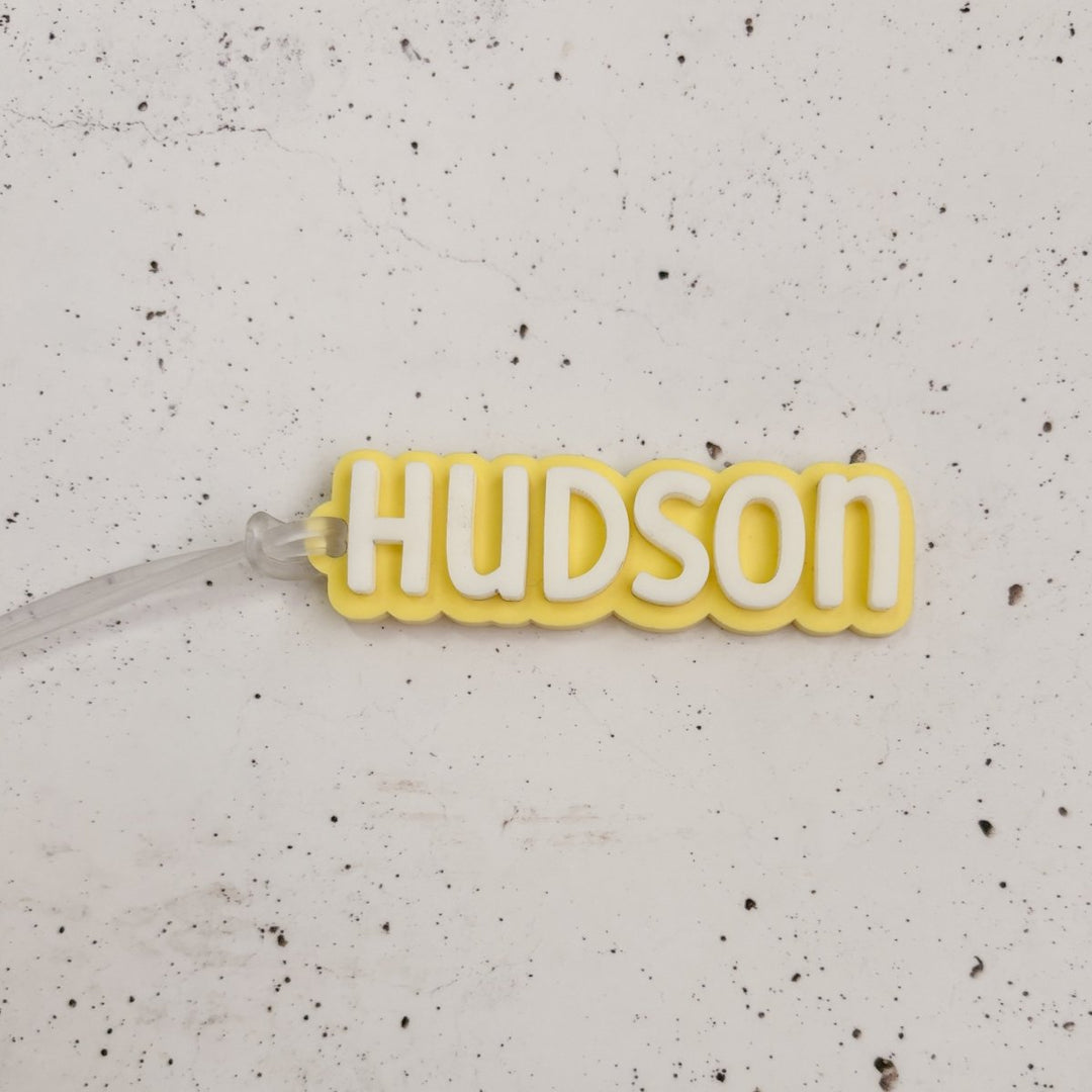 Double Layered Acrylic Personalised Bag Tags