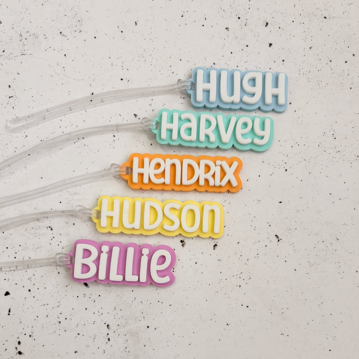 Double Layered Acrylic Personalised Bag Tags