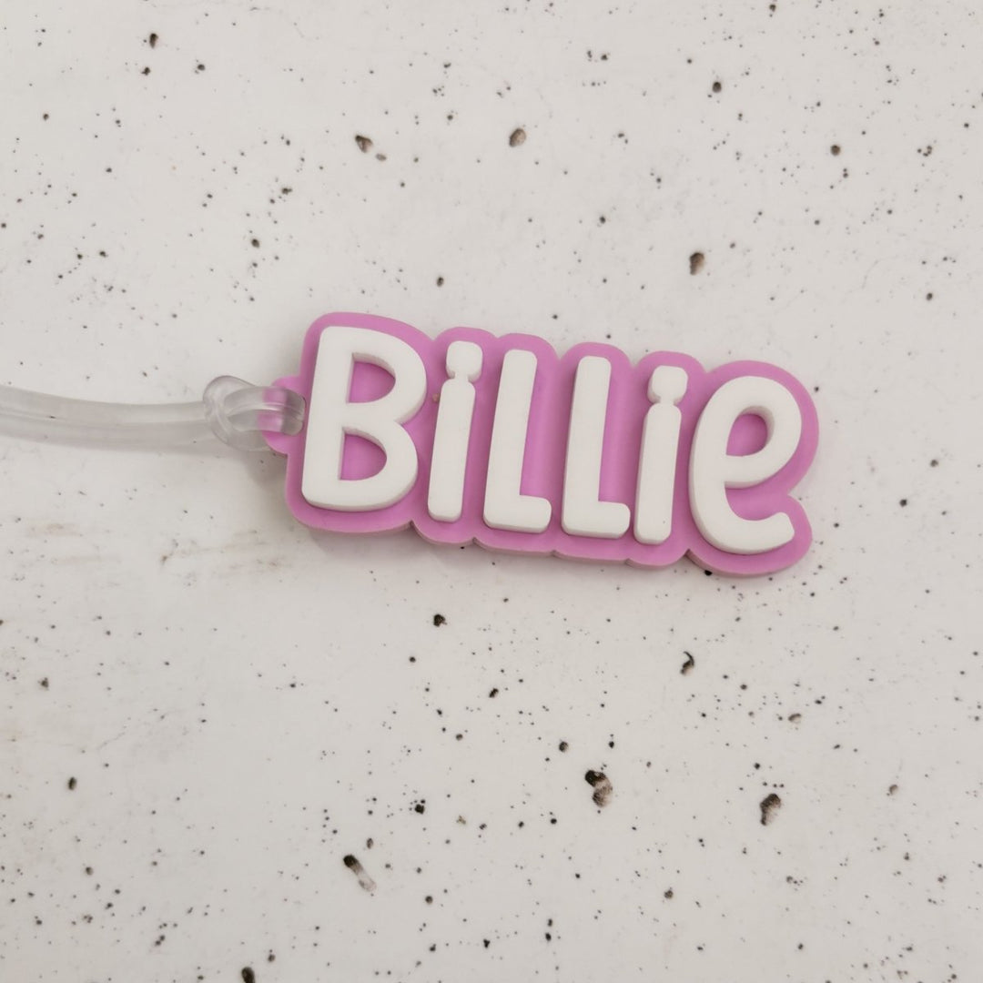 Double Layered Acrylic Personalised Bag Tags