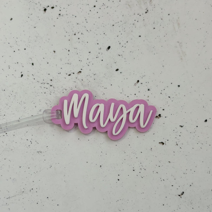Double Layered Acrylic Personalised Bag Tags