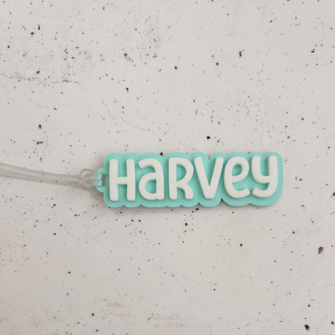 Double Layered Acrylic Personalised Bag Tags