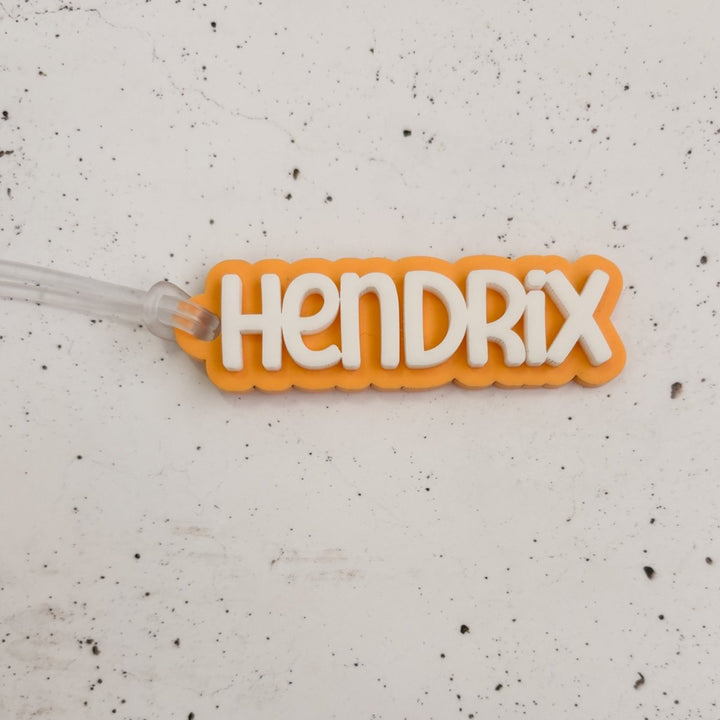 Double Layered Acrylic Personalised Bag Tags