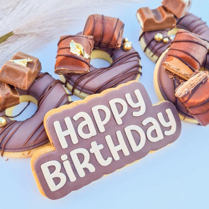 Happy Birthday Fun Cookie Cutter & Raised Stamp