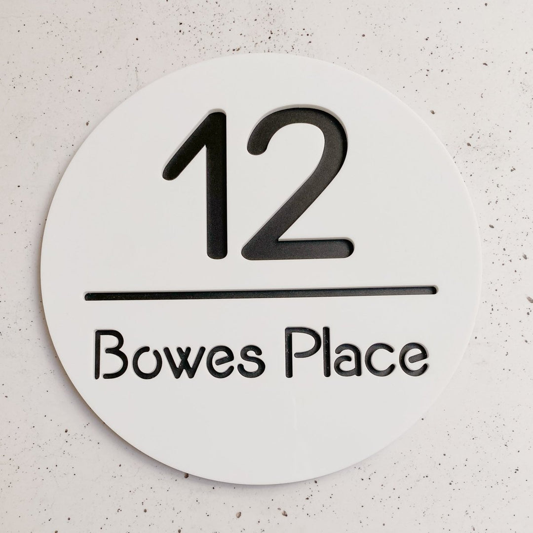 Home Address / Number Plaque