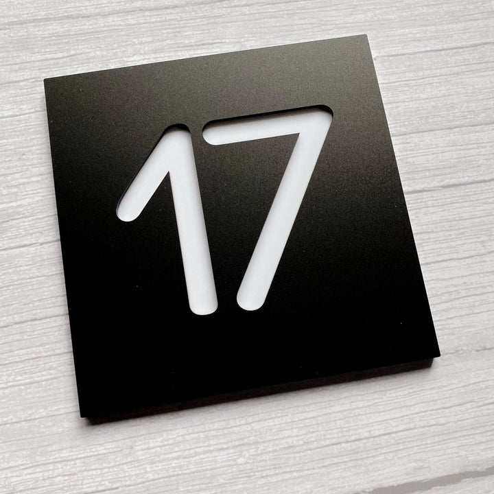 Home Number Plaque - Square