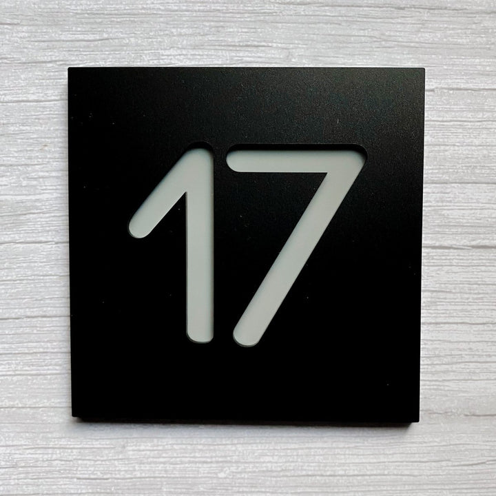 Home Number Plaque - Square