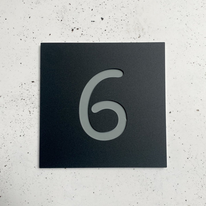 Home Number Plaque - Square