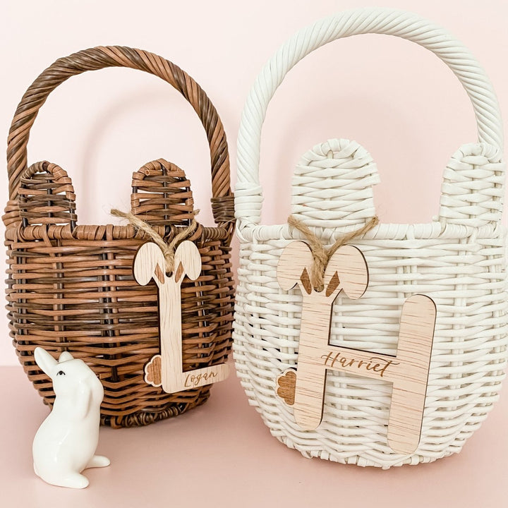 Initial Style Easter Gift Tag