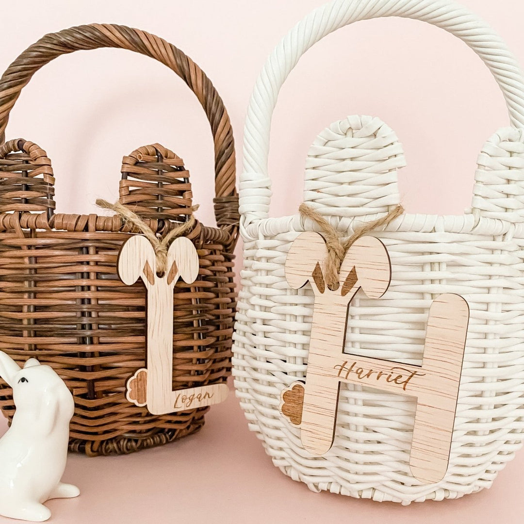 Initial Style Easter Gift Tag