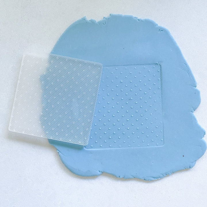 Lace / Tulle Dot Acrylic Cookie Texture Debosser