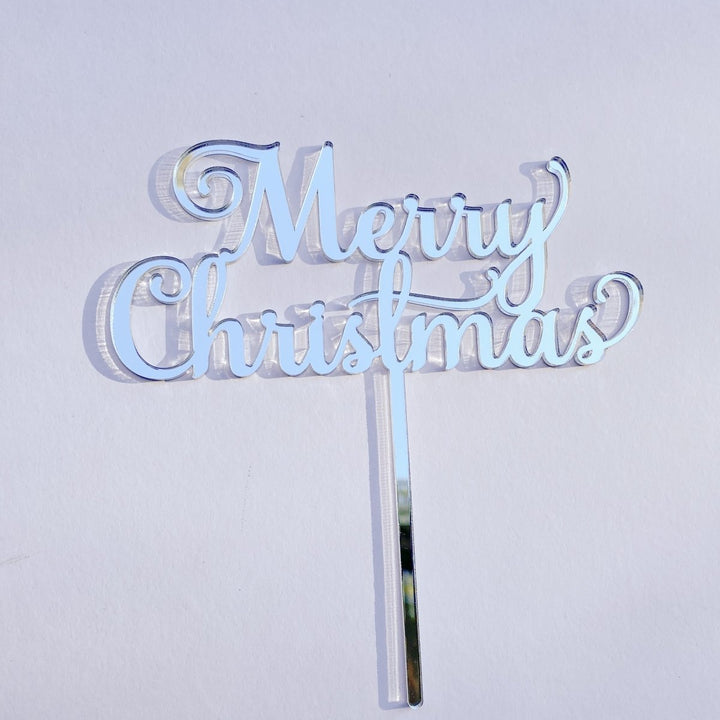 Merry Christmas Cake Topper