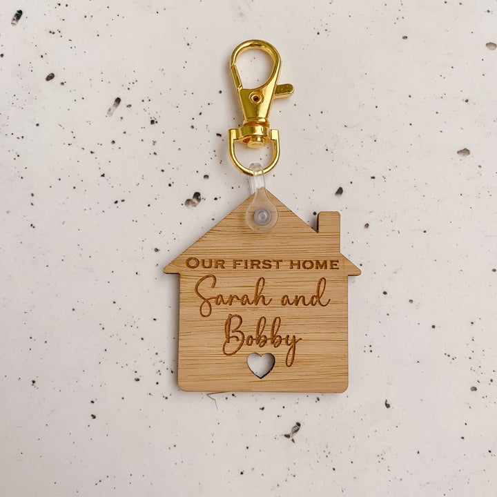 Our First Home Keyring