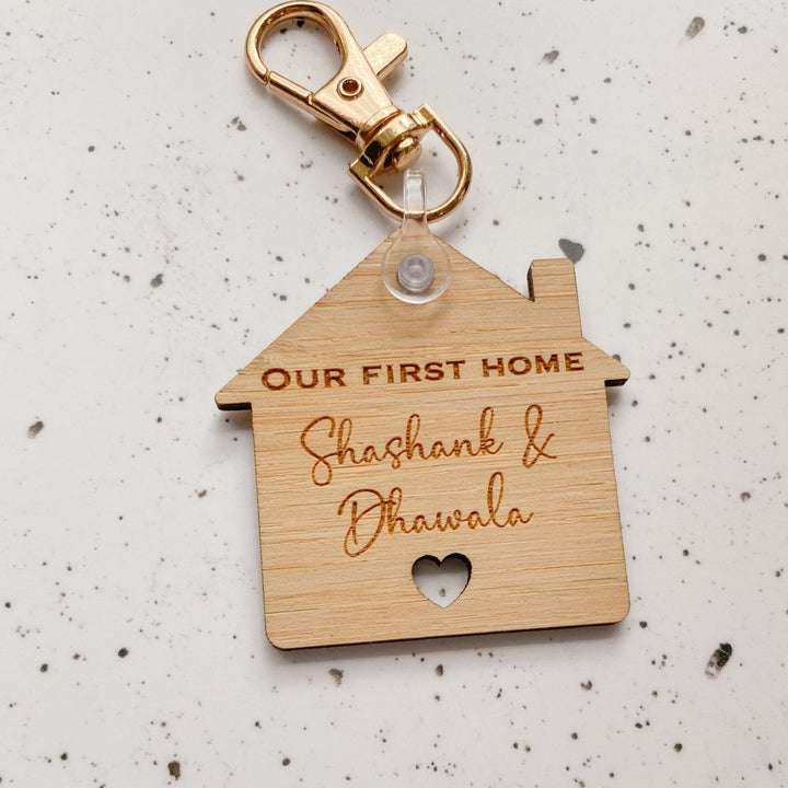 Our First Home Keyring