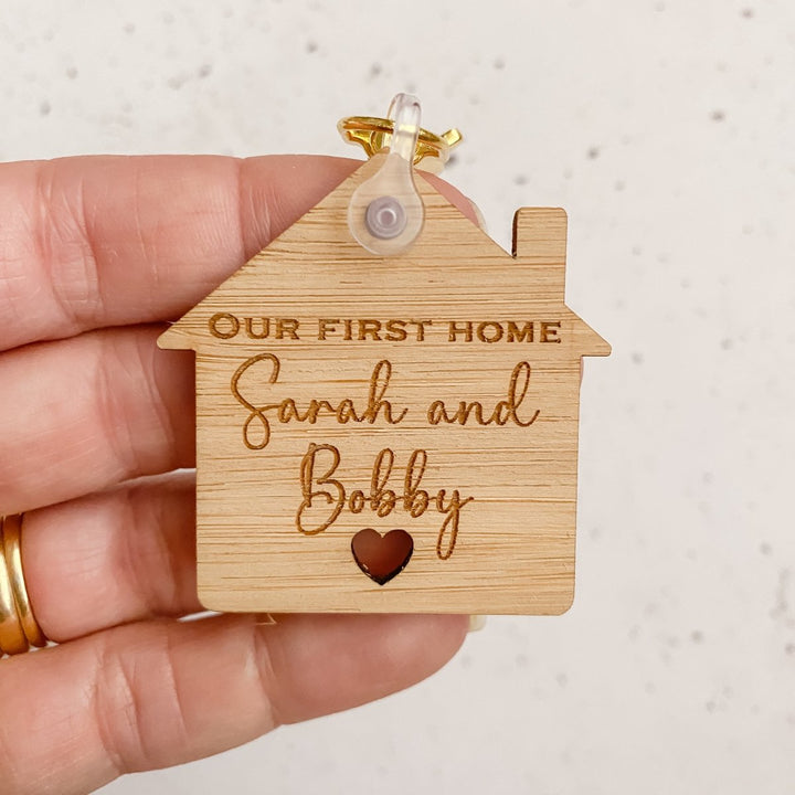 Our First Home Keyring