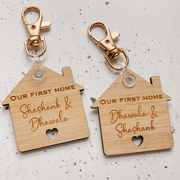 Our First Home Keyring
