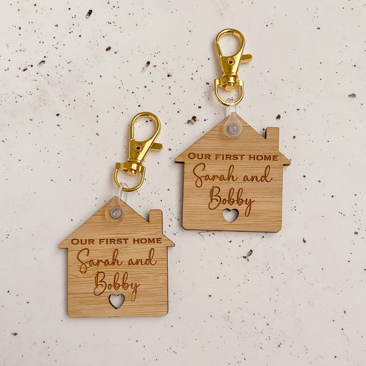 Our First Home Keyring
