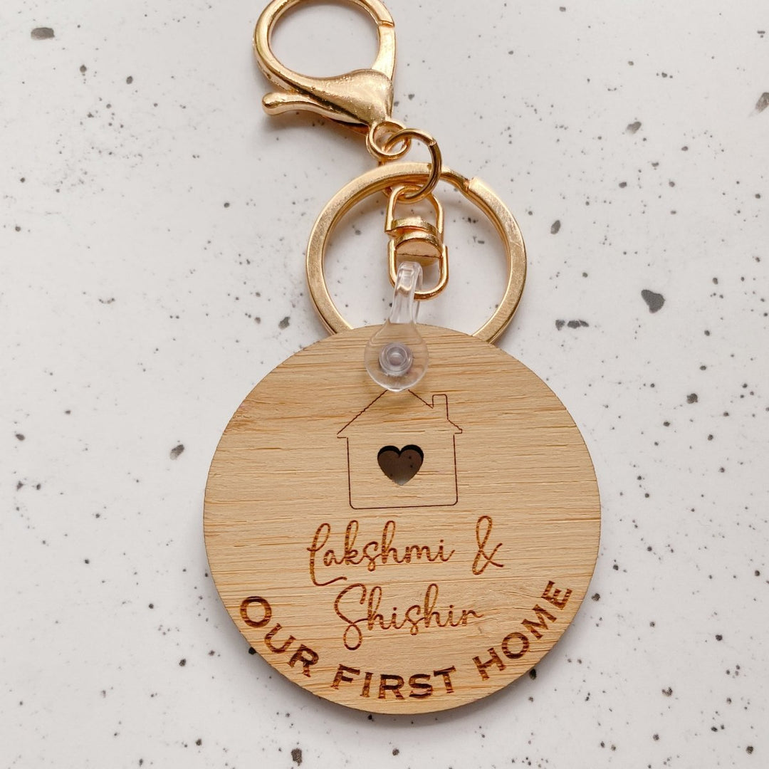 Our First Home Keyring