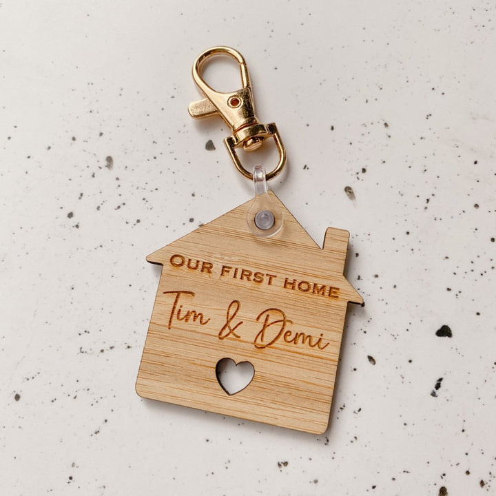 Our First Home Keyring