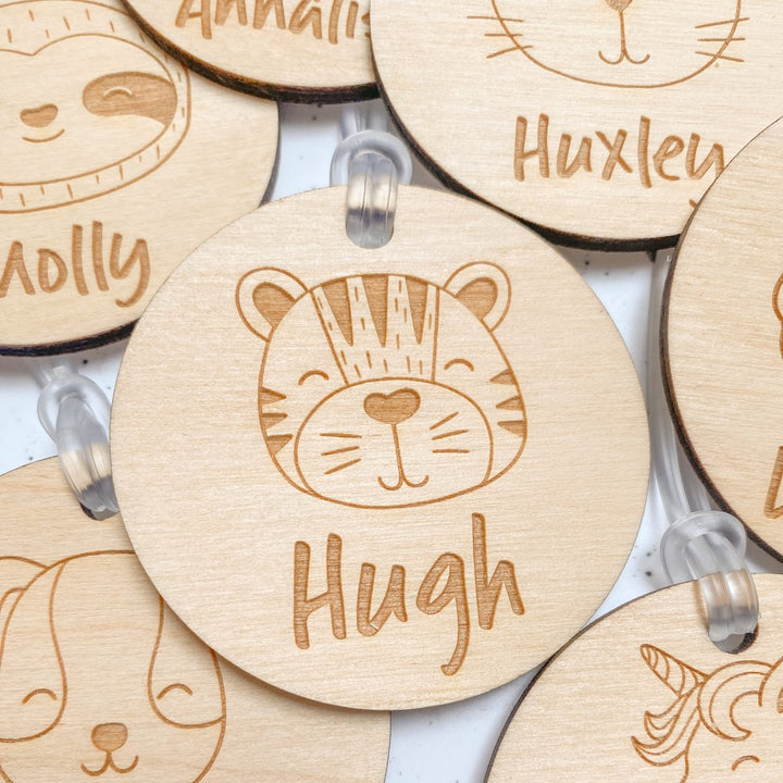 Personalised Animal Bag Tag