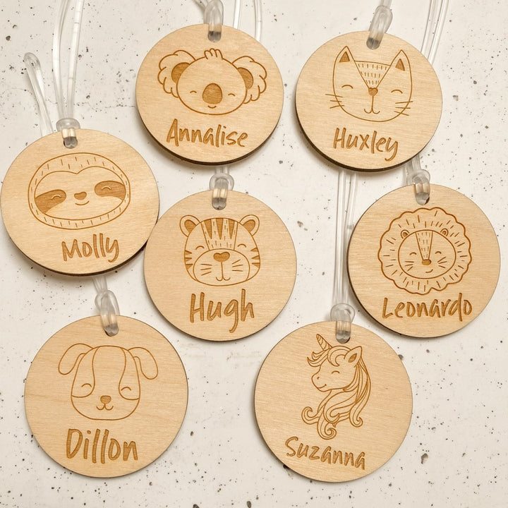 Personalised Animal Bag Tag