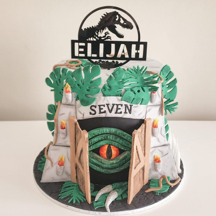 Personalised Dinosaur Cake Topper