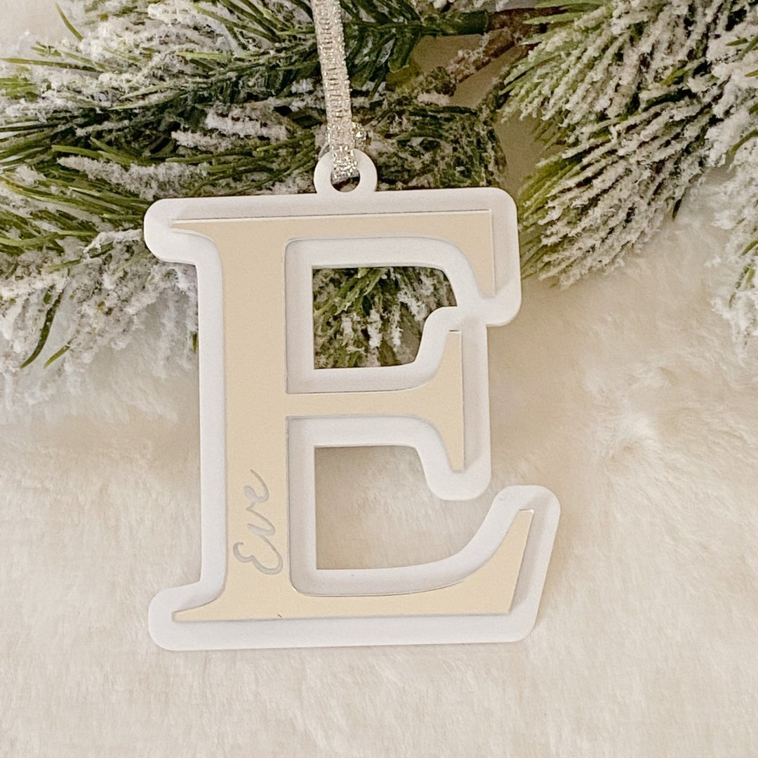 Personalised Initial Christmas Ornament