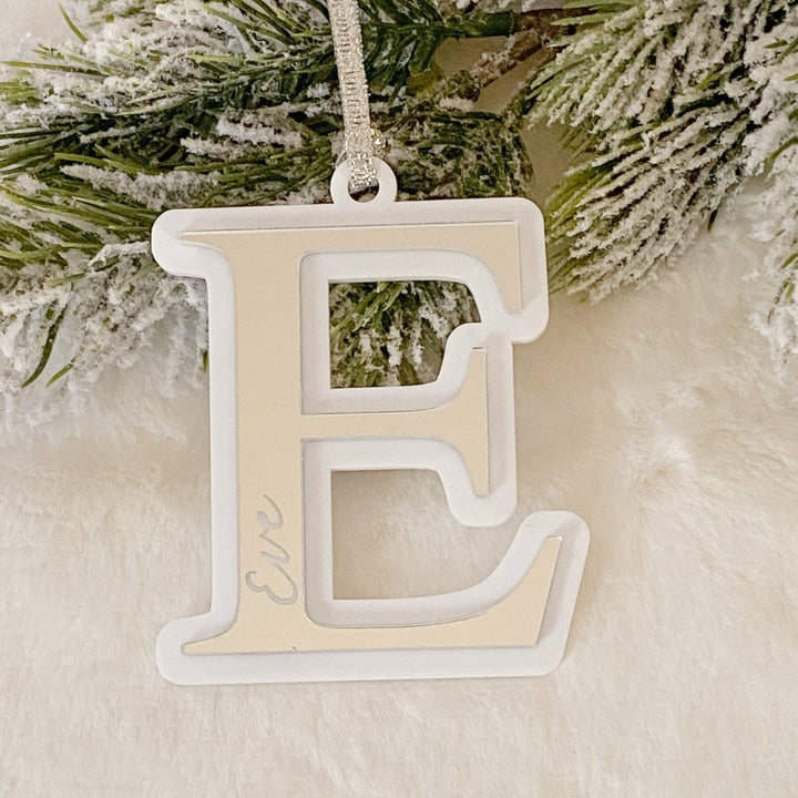Personalised Initial Christmas Ornament