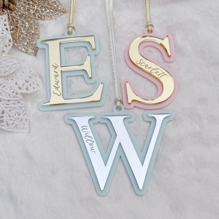 Personalised Initial Christmas Ornament