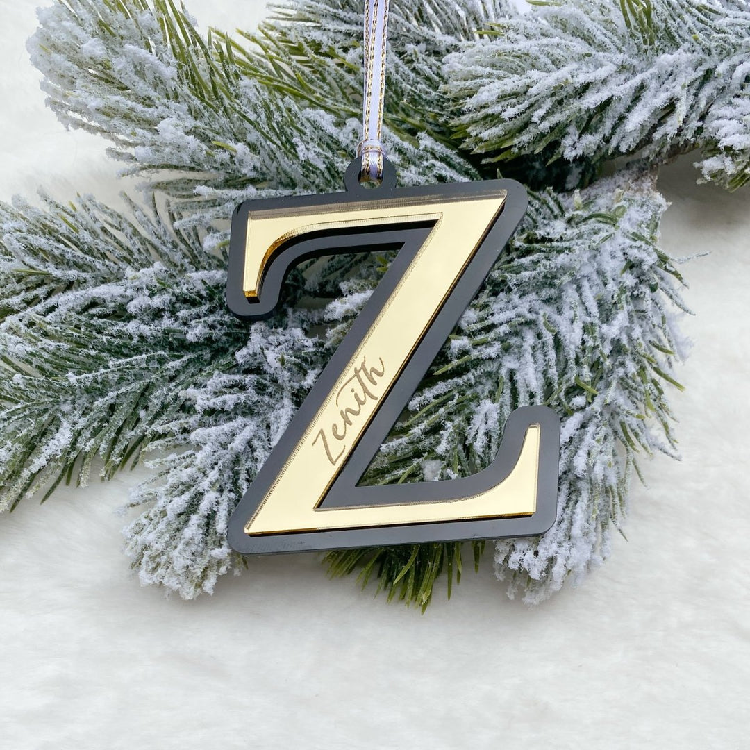 Personalised Initial Christmas Ornament