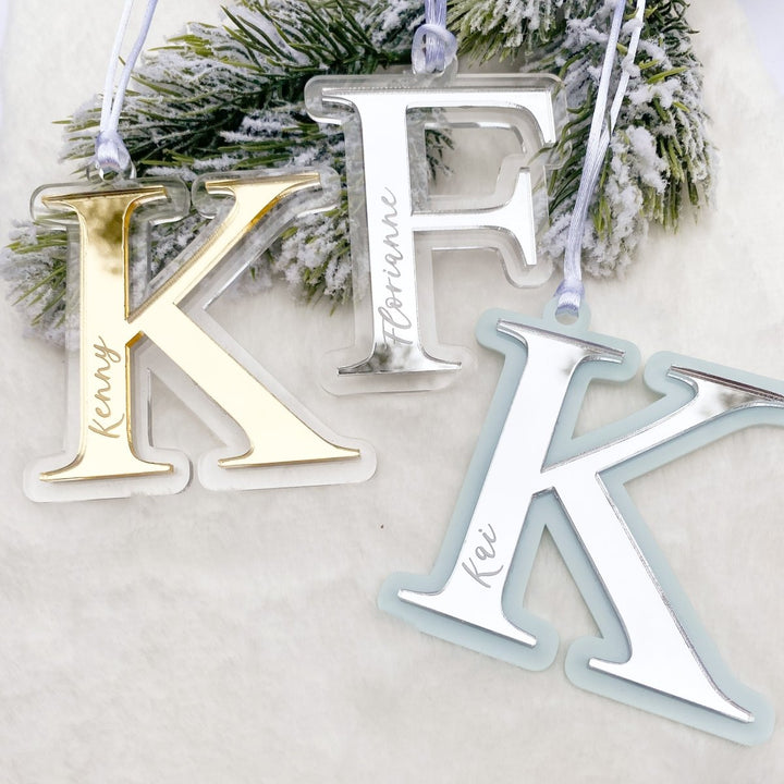 Personalised Initial Christmas Ornament