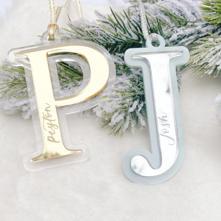 Personalised Initial Christmas Ornament