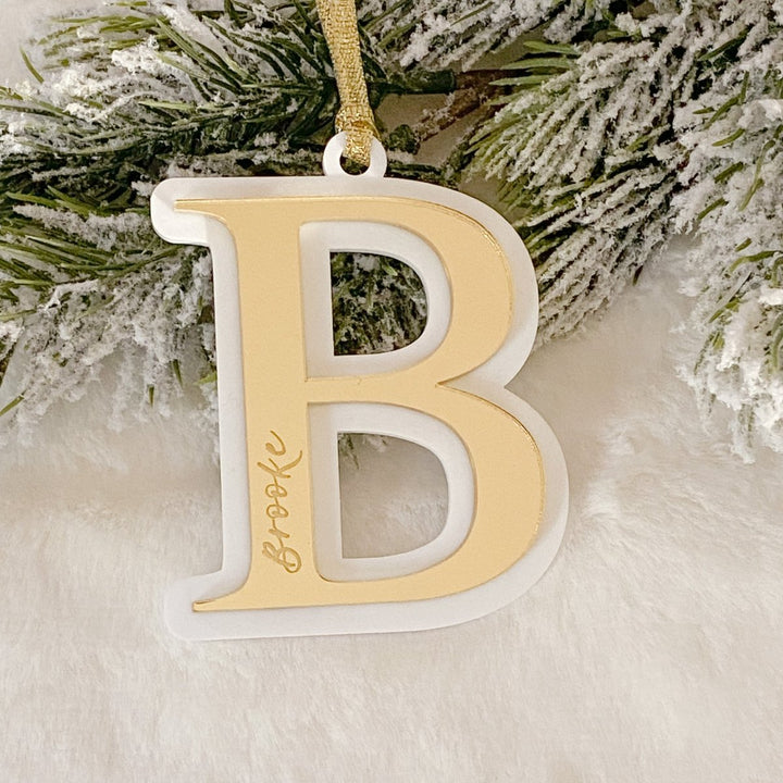 Personalised Initial Christmas Ornament