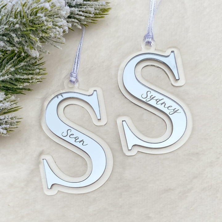 Personalised Initial Christmas Ornament