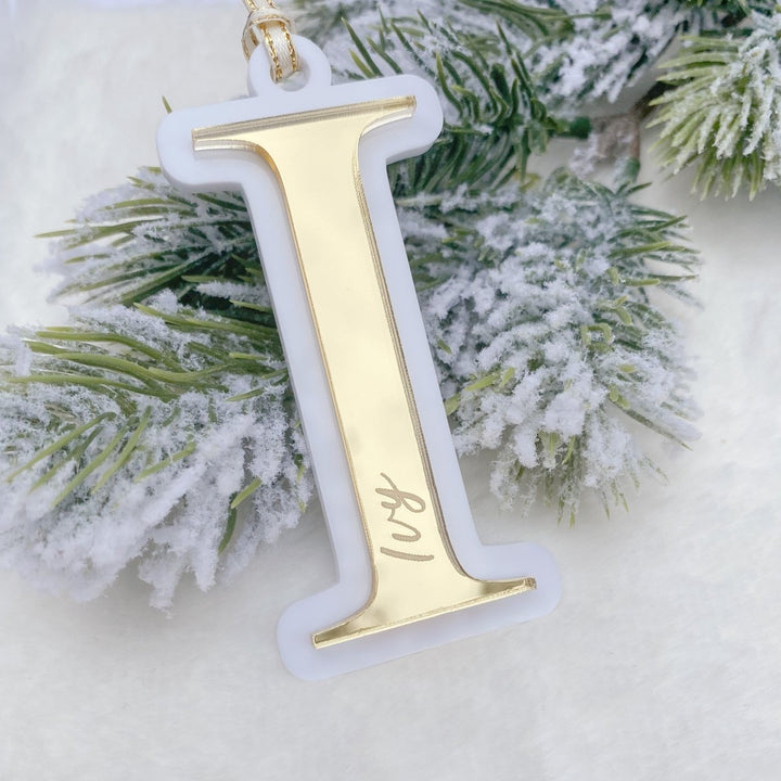Personalised Initial Christmas Ornament