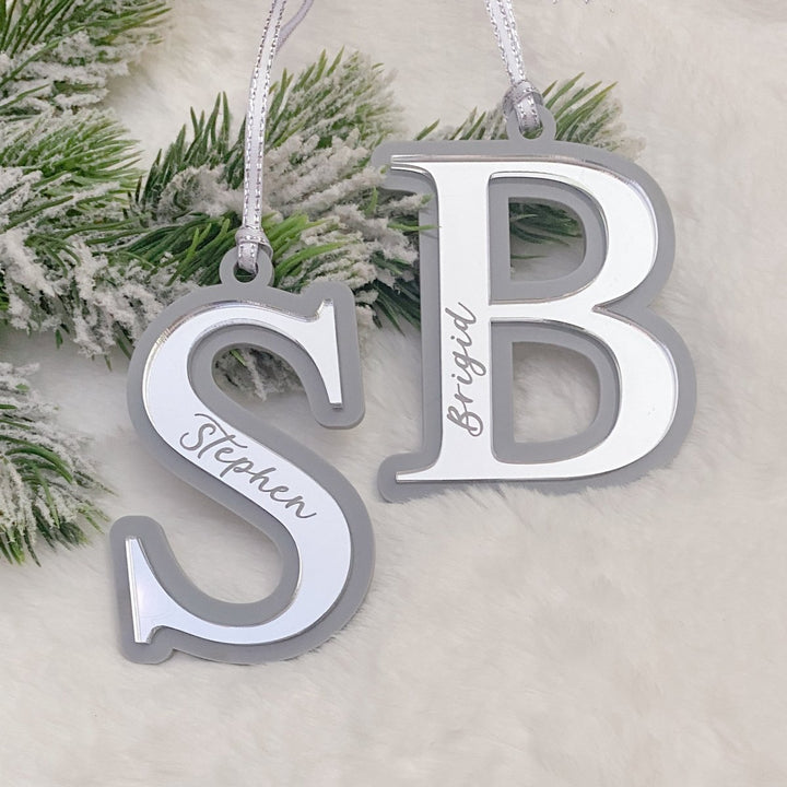 Personalised Initial Christmas Ornament