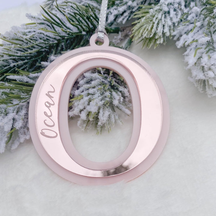Personalised Initial Christmas Ornament