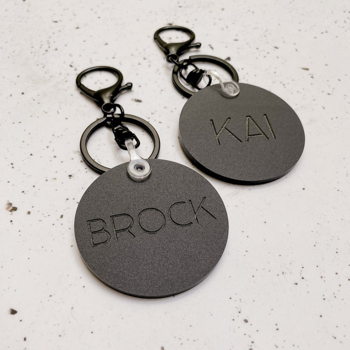 Personalised Keyring with Name Engraved